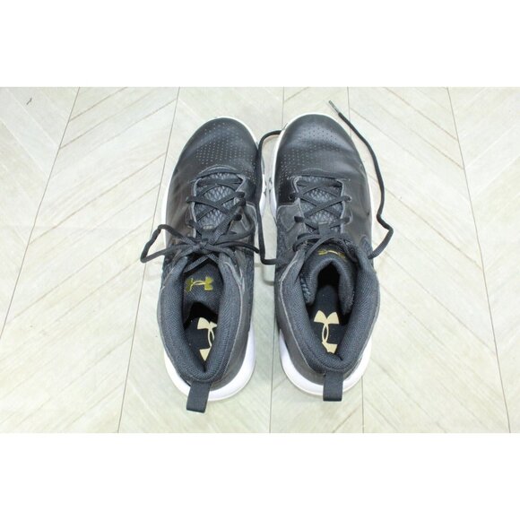 Under Armour YMUV Black Leather Mesh Lightweight Basketball Shoes 11.5 - Picture 6 of 9